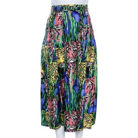 gucci pleated skirts|gucci multicolor skirt.